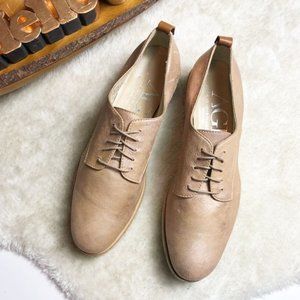 AGL Tan Leather Women's Shoes